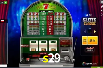 s29: A Experiência de Casino com Jogos de Mesa ao Vivo